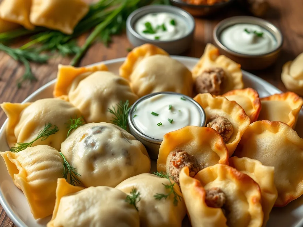 Pierogi ruskie i pielmieni - pomysły na dania z pysznego ciasta